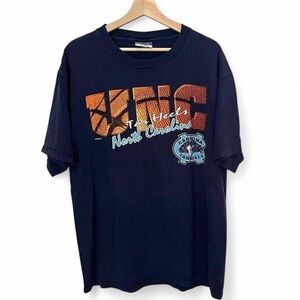 UNC Tar Heels Navy Blue Graphic T Shirt